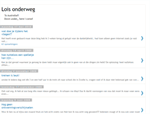Tablet Screenshot of loisonderweg.blogspot.com