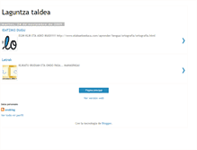 Tablet Screenshot of laguntzataldea.blogspot.com