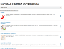 Tablet Screenshot of blogproyectoempresa.blogspot.com