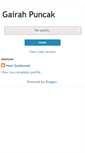 Mobile Screenshot of gairahpuncakbogor.blogspot.com