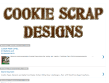 Tablet Screenshot of cookiescrapdesigns.blogspot.com