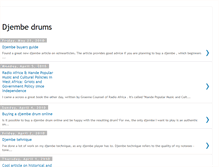 Tablet Screenshot of djembe-drum.blogspot.com