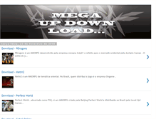 Tablet Screenshot of mega-updownload.blogspot.com
