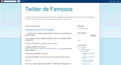 Desktop Screenshot of famosostwitter.blogspot.com