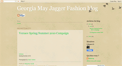 Desktop Screenshot of georgiamayjaggerfashion.blogspot.com