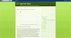 Desktop Screenshot of capefeargreen.blogspot.com