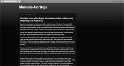 Desktop Screenshot of minnala-kortteja.blogspot.com