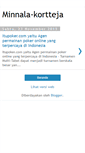 Mobile Screenshot of minnala-kortteja.blogspot.com