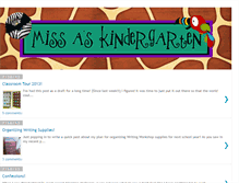 Tablet Screenshot of missaskinder.blogspot.com