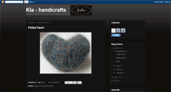 Desktop Screenshot of kla-handicrafts.blogspot.com