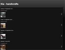 Tablet Screenshot of kla-handicrafts.blogspot.com