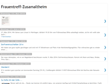 Tablet Screenshot of frauentreff-zusamaltheim.blogspot.com