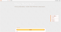 Desktop Screenshot of music-world-web.blogspot.com