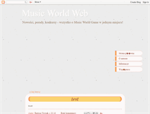 Tablet Screenshot of music-world-web.blogspot.com