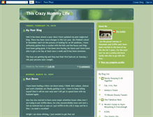 Tablet Screenshot of crazymommylife.blogspot.com