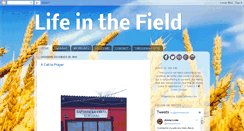 Desktop Screenshot of johnnyslifeinthefield.blogspot.com