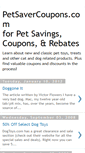 Mobile Screenshot of petsavercoupons.blogspot.com