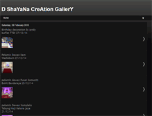 Tablet Screenshot of dshayanacreation.blogspot.com