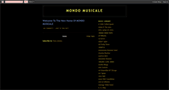 Desktop Screenshot of musicalemondo.blogspot.com