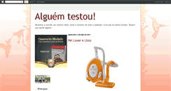 Desktop Screenshot of alguemtestou.blogspot.com