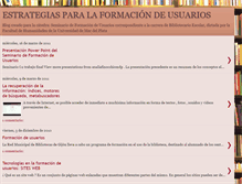 Tablet Screenshot of estrategiasparalaformaciondreusuarios.blogspot.com