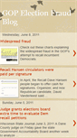 Mobile Screenshot of gopelectionfraud.blogspot.com