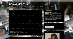 Desktop Screenshot of 1poundattatime.blogspot.com