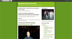 Desktop Screenshot of egresadosdonorione88.blogspot.com