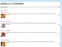 Tablet Screenshot of mobila-pe-comanda.blogspot.com