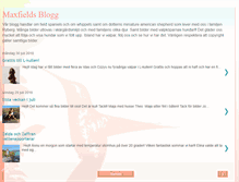 Tablet Screenshot of maxfieldsblogg.blogspot.com