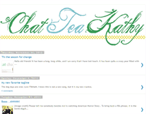 Tablet Screenshot of chatteakathy.blogspot.com