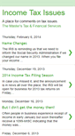 Mobile Screenshot of incometaxissues.blogspot.com