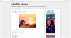 Desktop Screenshot of bridalmysticism.blogspot.com