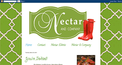 Desktop Screenshot of nectarandcompany.blogspot.com