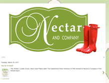 Tablet Screenshot of nectarandcompany.blogspot.com