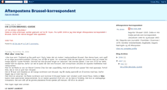 Desktop Screenshot of brusselkorrespondent.blogspot.com