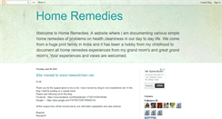 Desktop Screenshot of homemaderemedy.blogspot.com