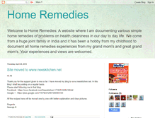 Tablet Screenshot of homemaderemedy.blogspot.com