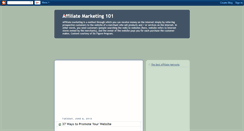 Desktop Screenshot of makemoneyaffiliatemarketing101.blogspot.com