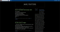 Desktop Screenshot of marcfruttero.blogspot.com