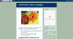 Desktop Screenshot of culturalinguagem.blogspot.com