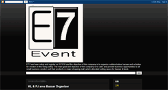 Desktop Screenshot of e7event.blogspot.com