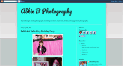 Desktop Screenshot of abbieboudreauxphotography.blogspot.com