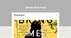 Desktop Screenshot of cherylsbooknook.blogspot.com