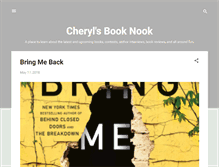 Tablet Screenshot of cherylsbooknook.blogspot.com