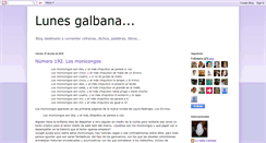 Desktop Screenshot of lunesgalbana.blogspot.com