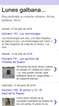 Mobile Screenshot of lunesgalbana.blogspot.com