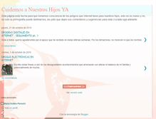 Tablet Screenshot of cuidemosanuestroshijosya.blogspot.com