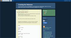 Desktop Screenshot of crossingthedelaware.blogspot.com