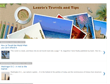 Tablet Screenshot of laurietraveltips.blogspot.com